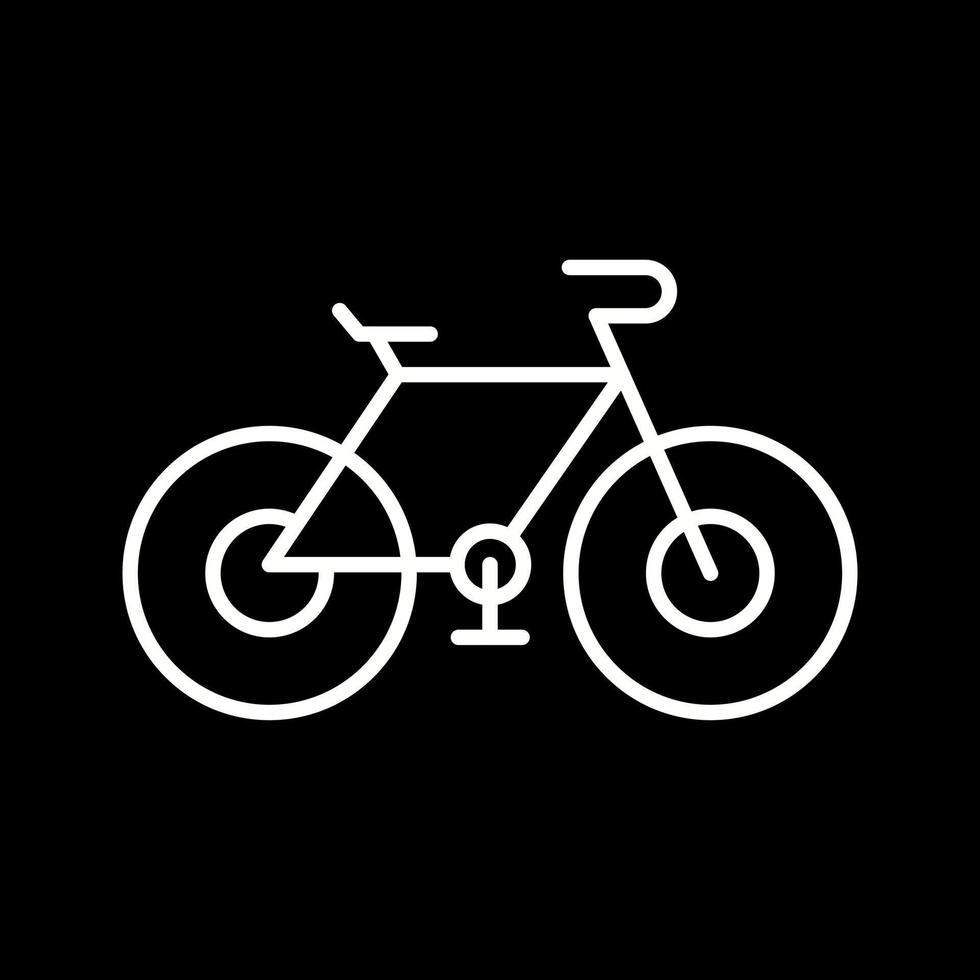 icono de vector de bicicleta