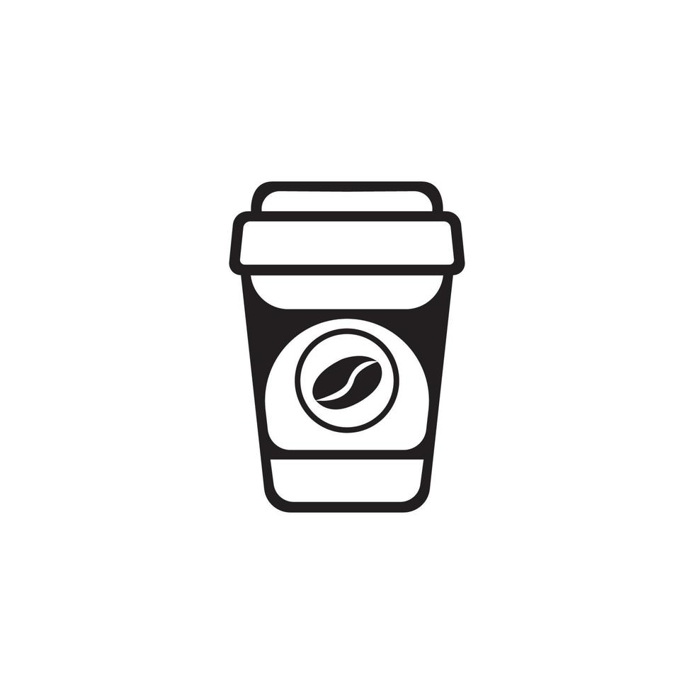 icono de la taza de café. logotipo de ilustración vectorial vector