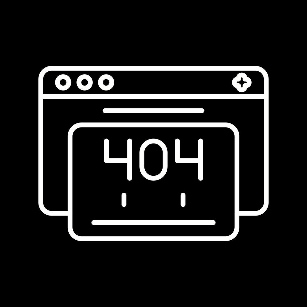 404 Error Vector Icon