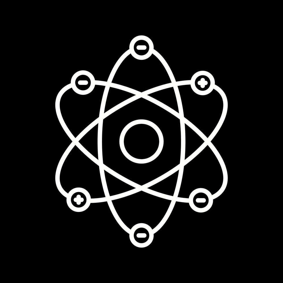 Atom Structure Vector Icon