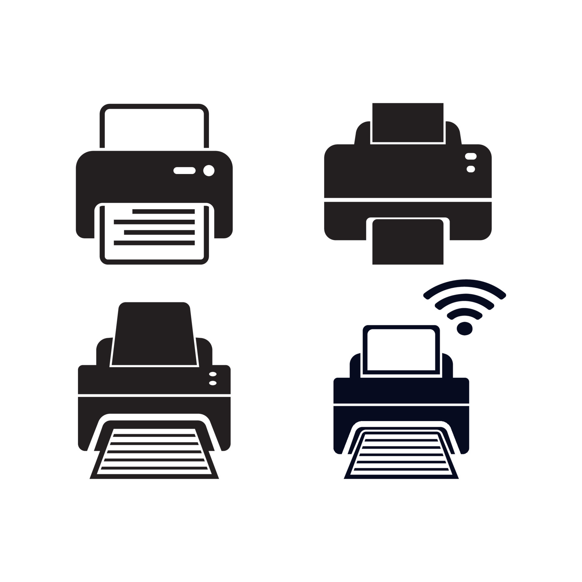 printer machine icon logo vector design template 16223354 Vector Art at