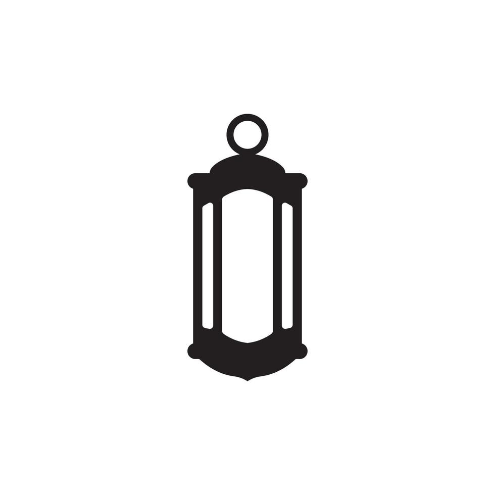 Fanoos Lantern background islam   logo simple vector icon illustration