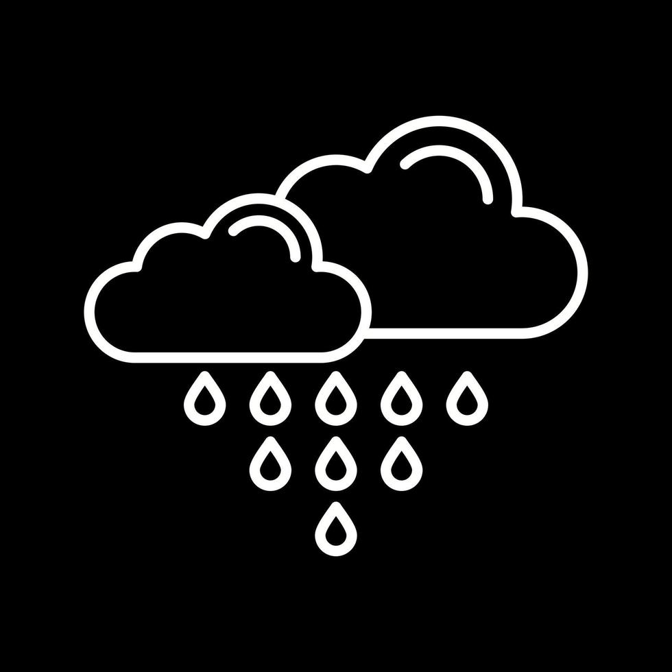 icono de vector de lluvia ácida