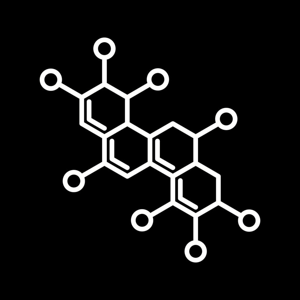 icono de vector de molécula