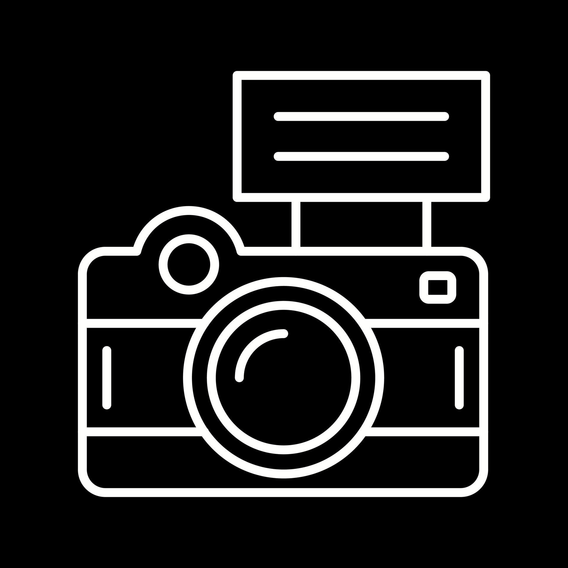 Camera Flash Vector Icon 16223641 Vector Art at Vecteezy