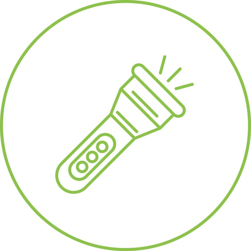 Flashlight Vector Icon