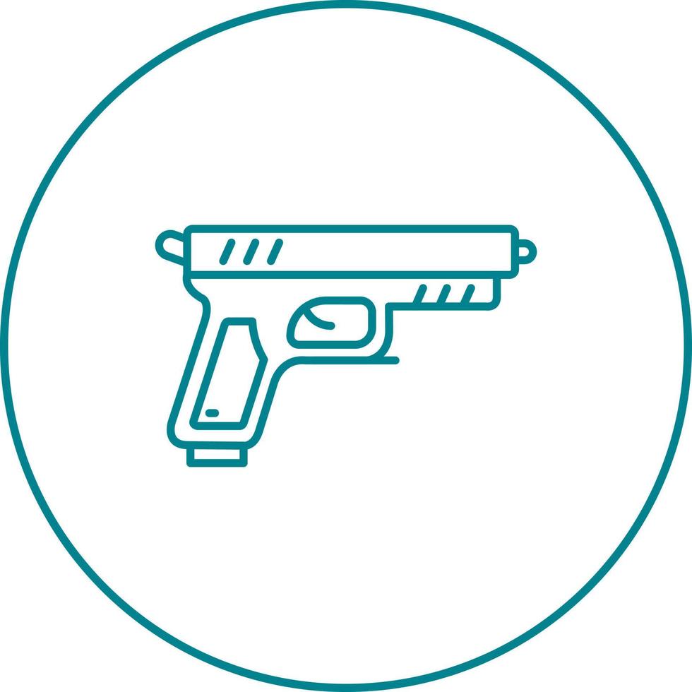 icono de vector de pistola