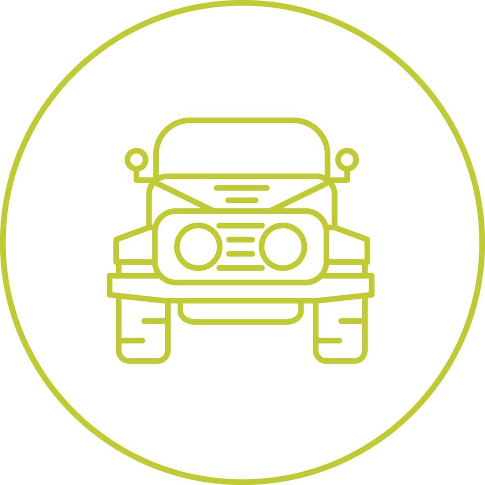 icono de vector de jeep