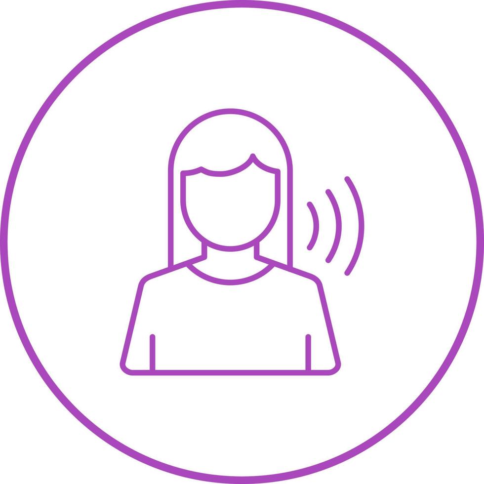 Speak Vector Icon