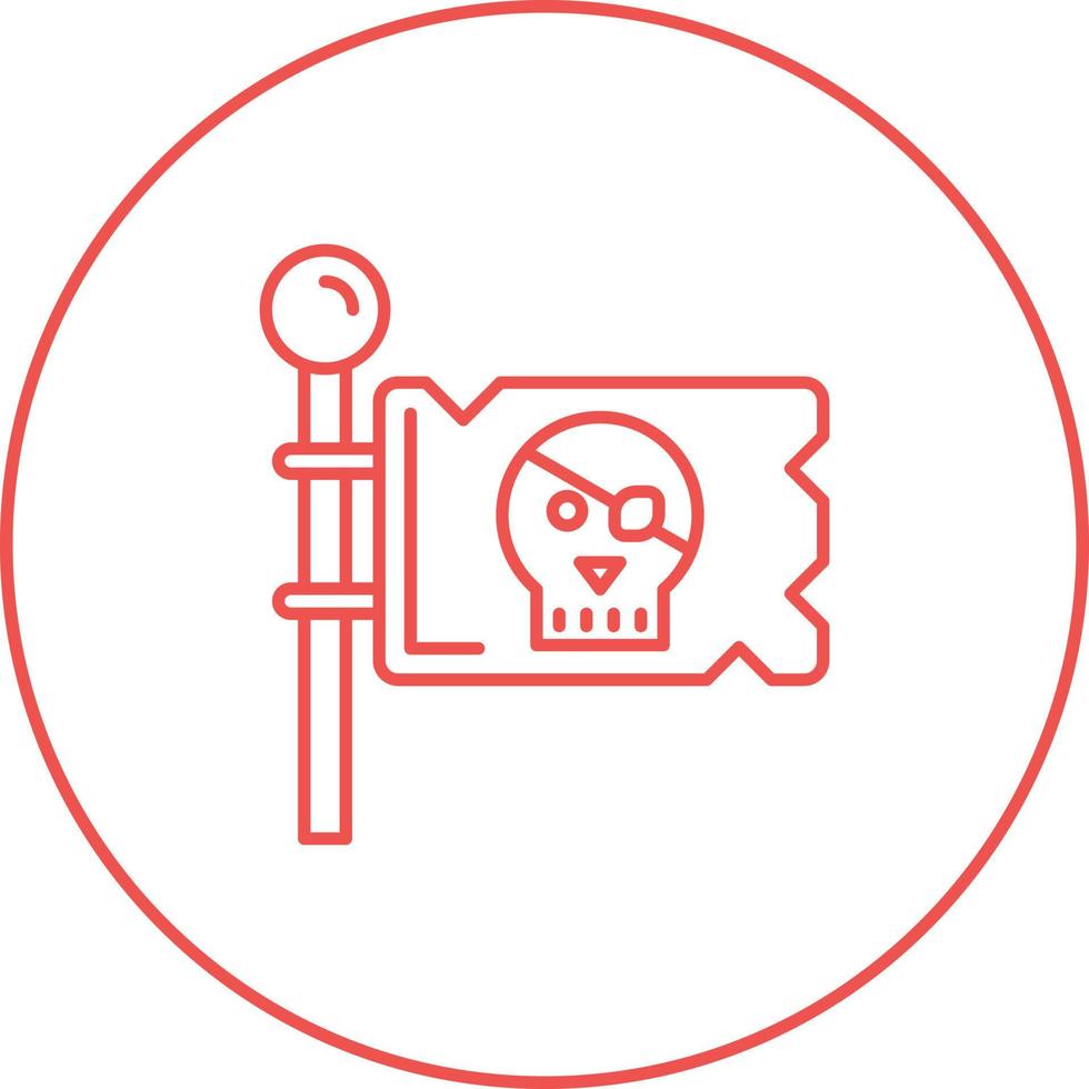 Pirate Flag Vector Icon