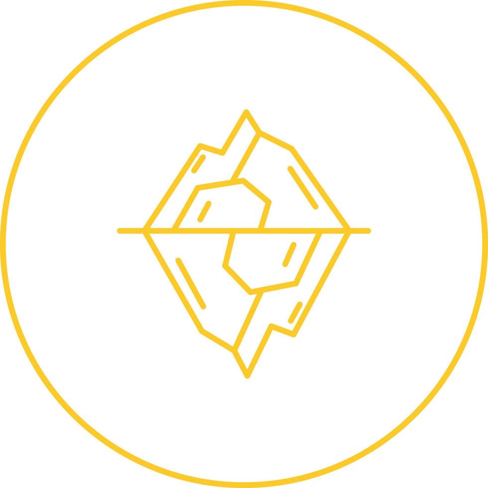 Iceberg Vector Icon