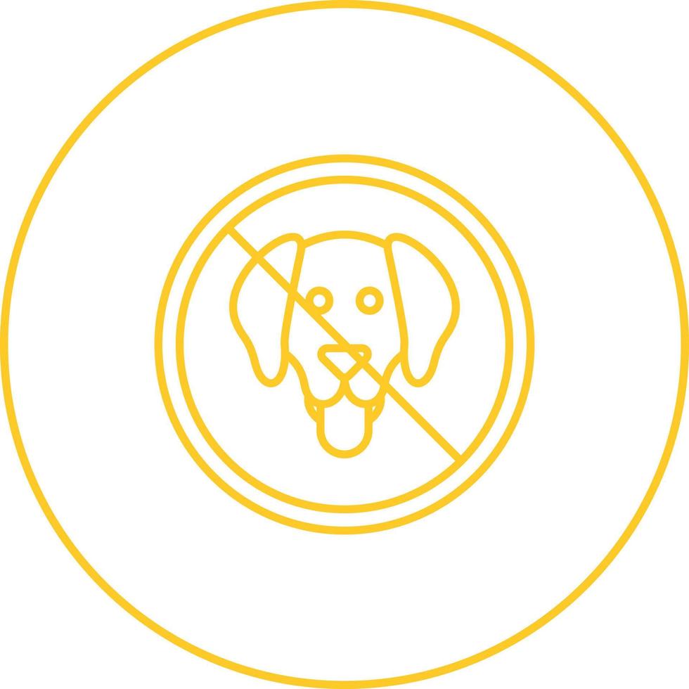 No Pets Allowed Vector Icon