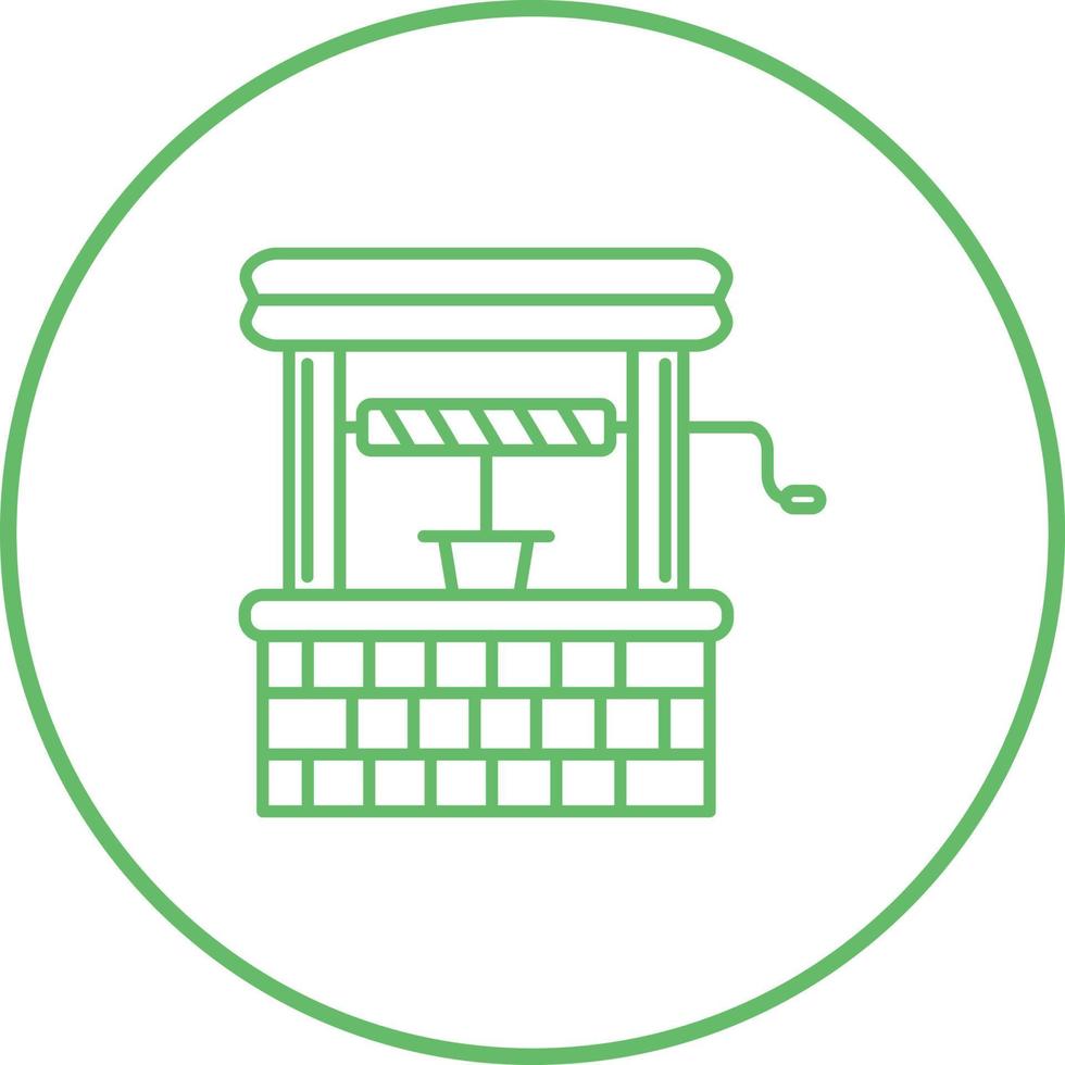 Water Well Vector Icon