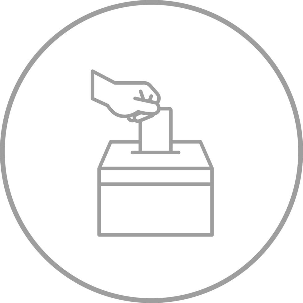 icono de vector de votación