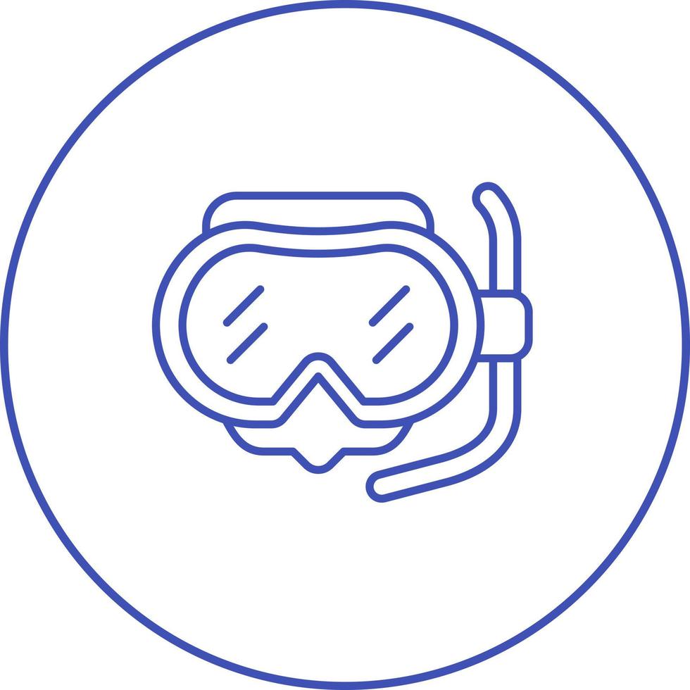 Diving Mask Vector Icon