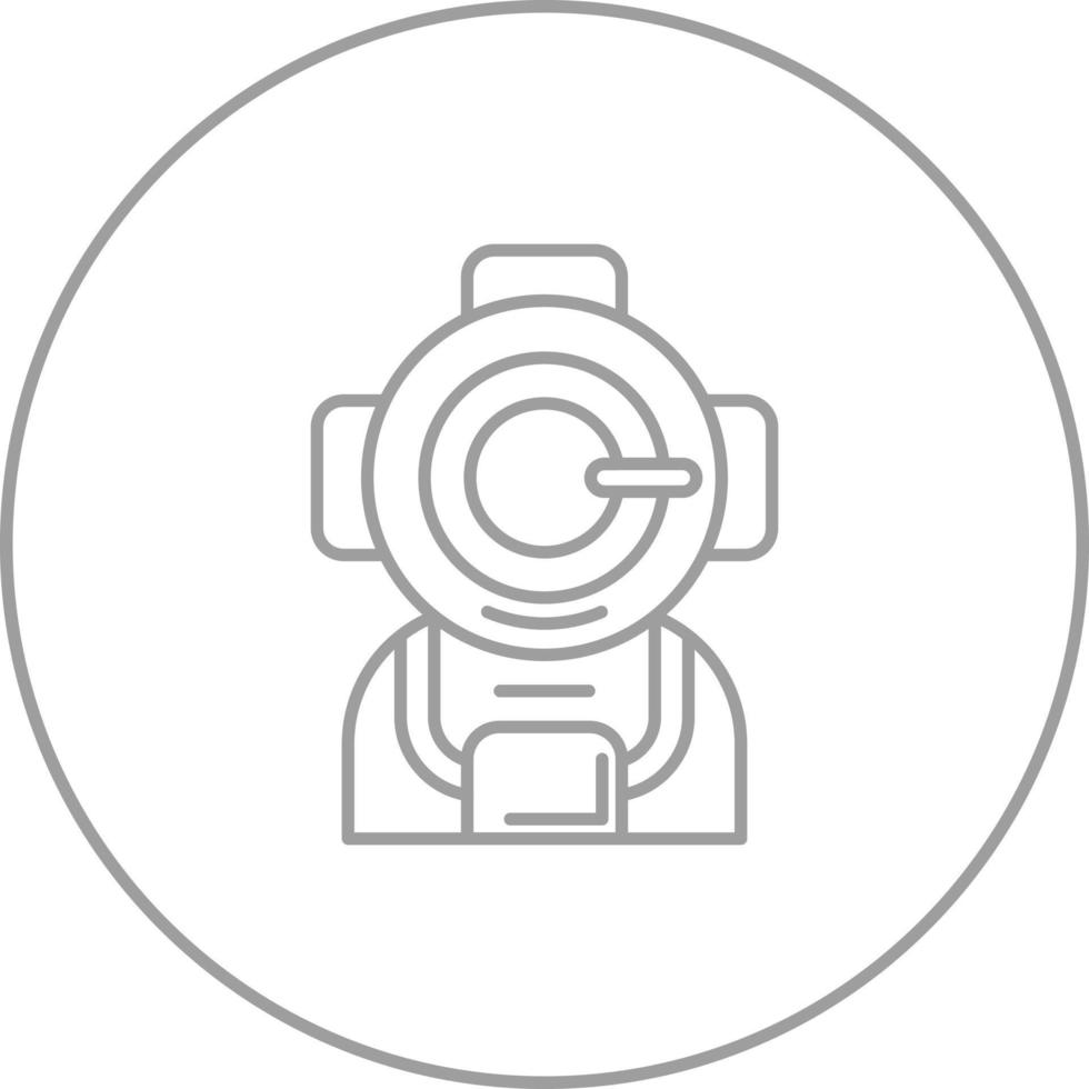 Diving Helmet Vector Icon