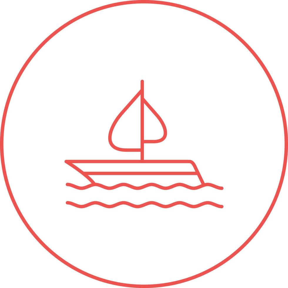 Sailing Vector Icon