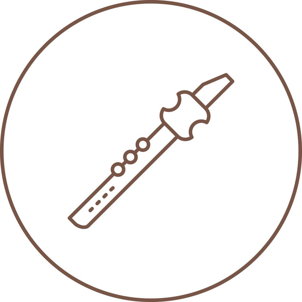Flute Vector Icon