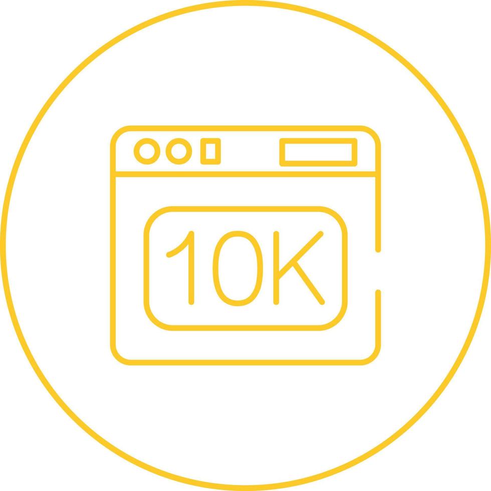 10k Vector Icon