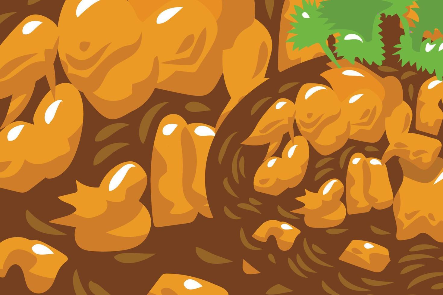 hand drawn delicious food illustration vector
