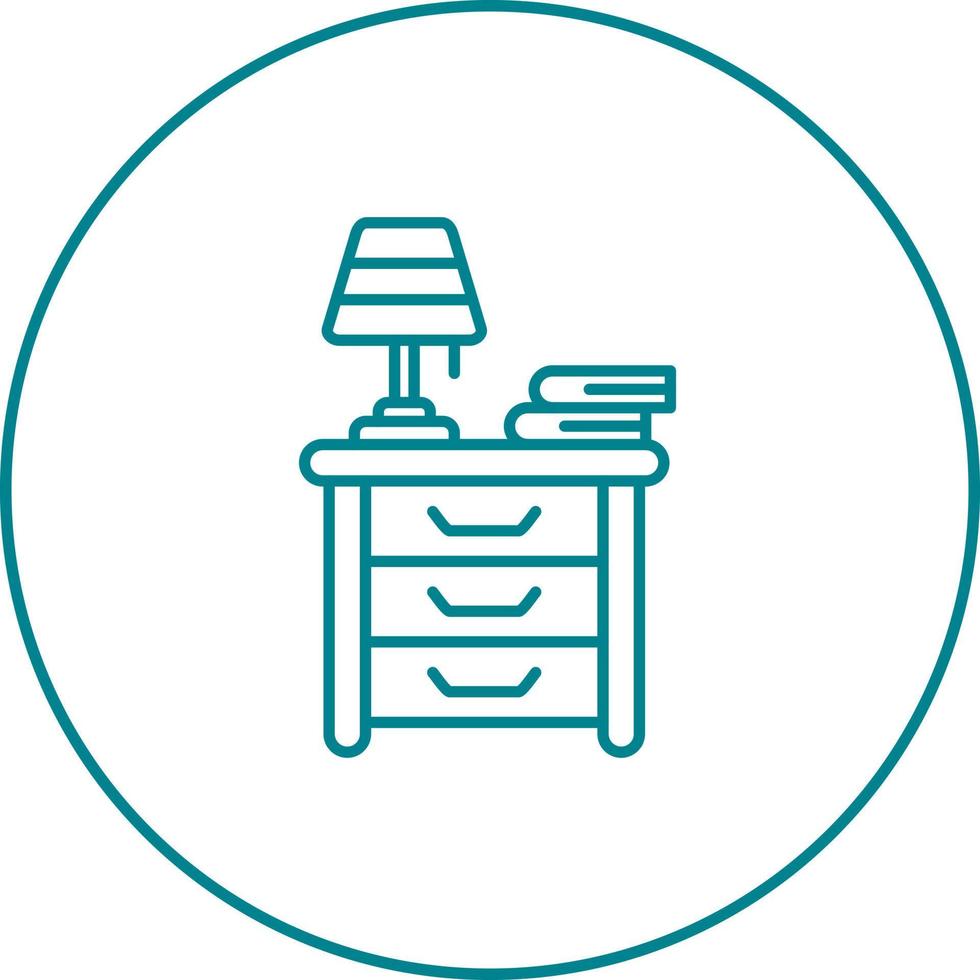 Nightstand Vector Icon