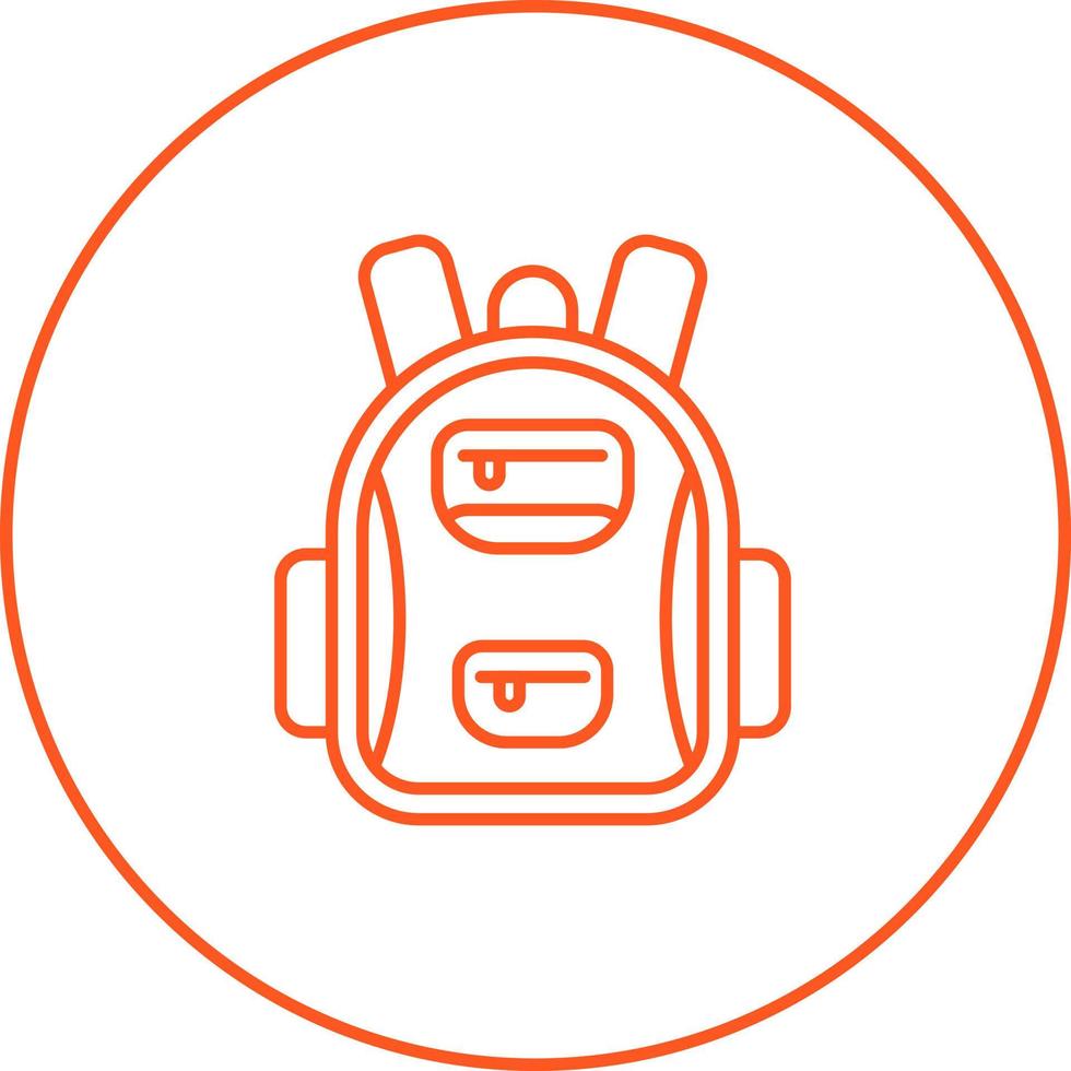 School Bag Vector Icon