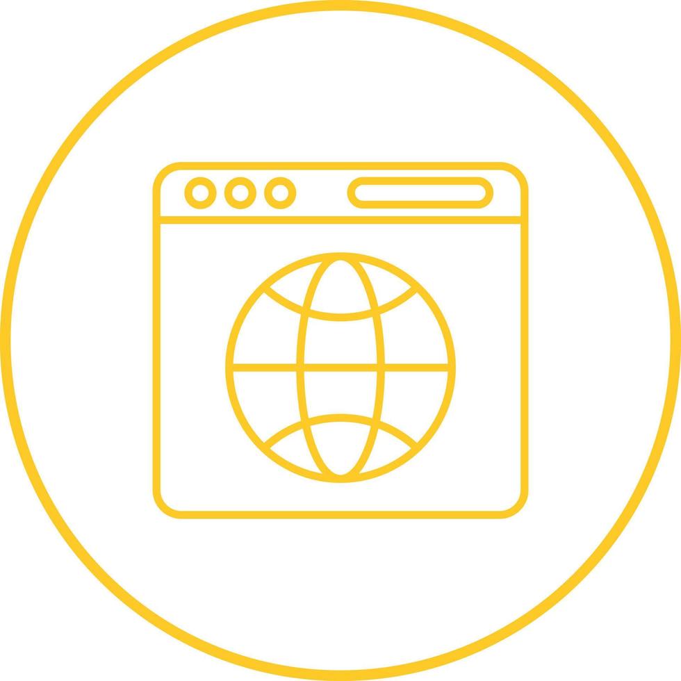 Browser Vector Icon