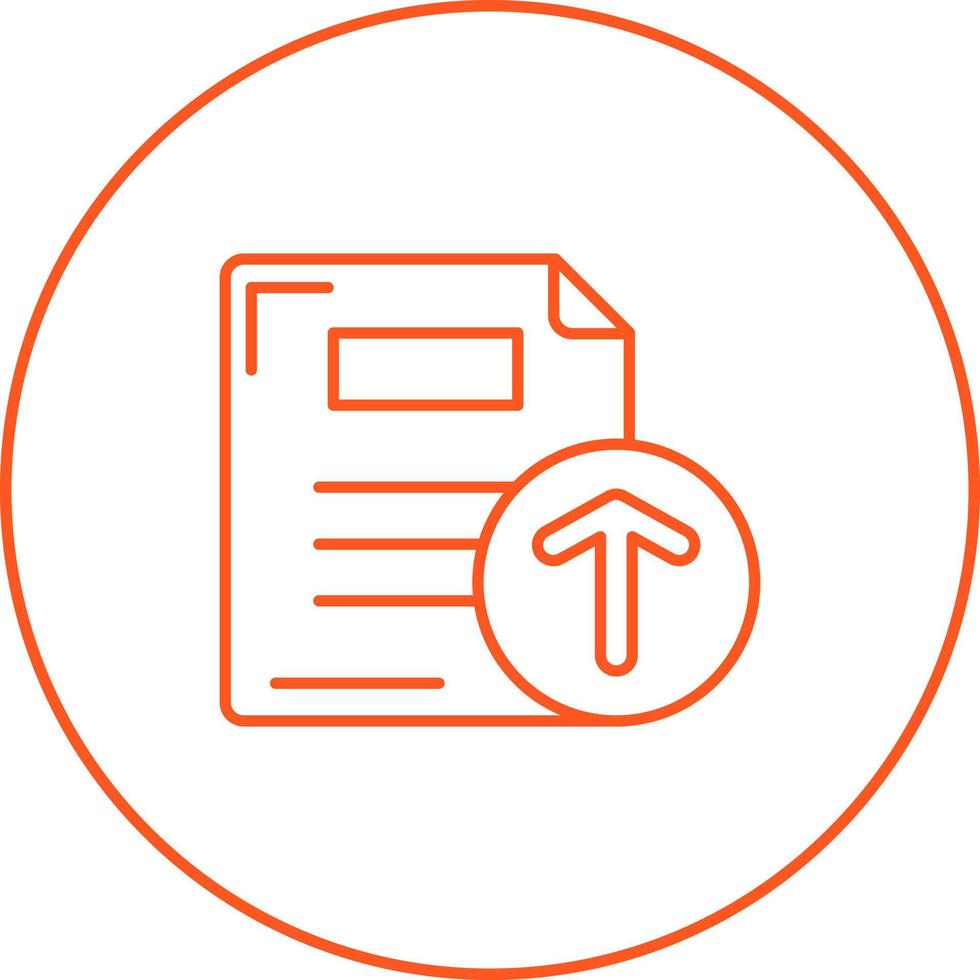 Files Upload Vector Icon