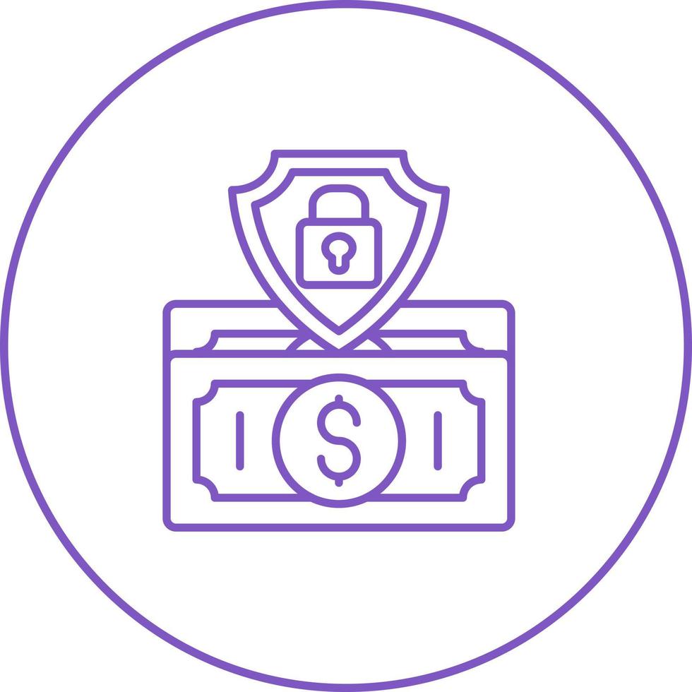 Money Protection Vector Icon