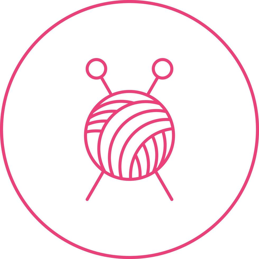 Knitting Vector Icon