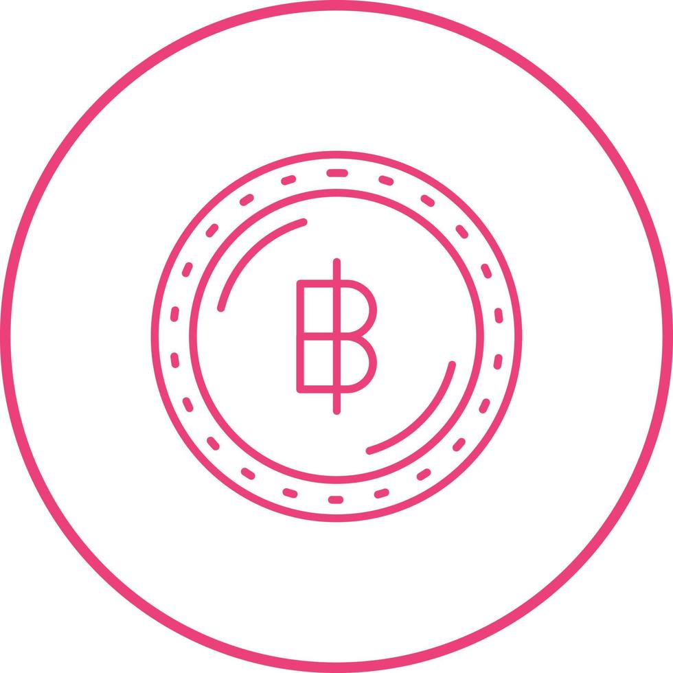 Baht Currency Vector Icon