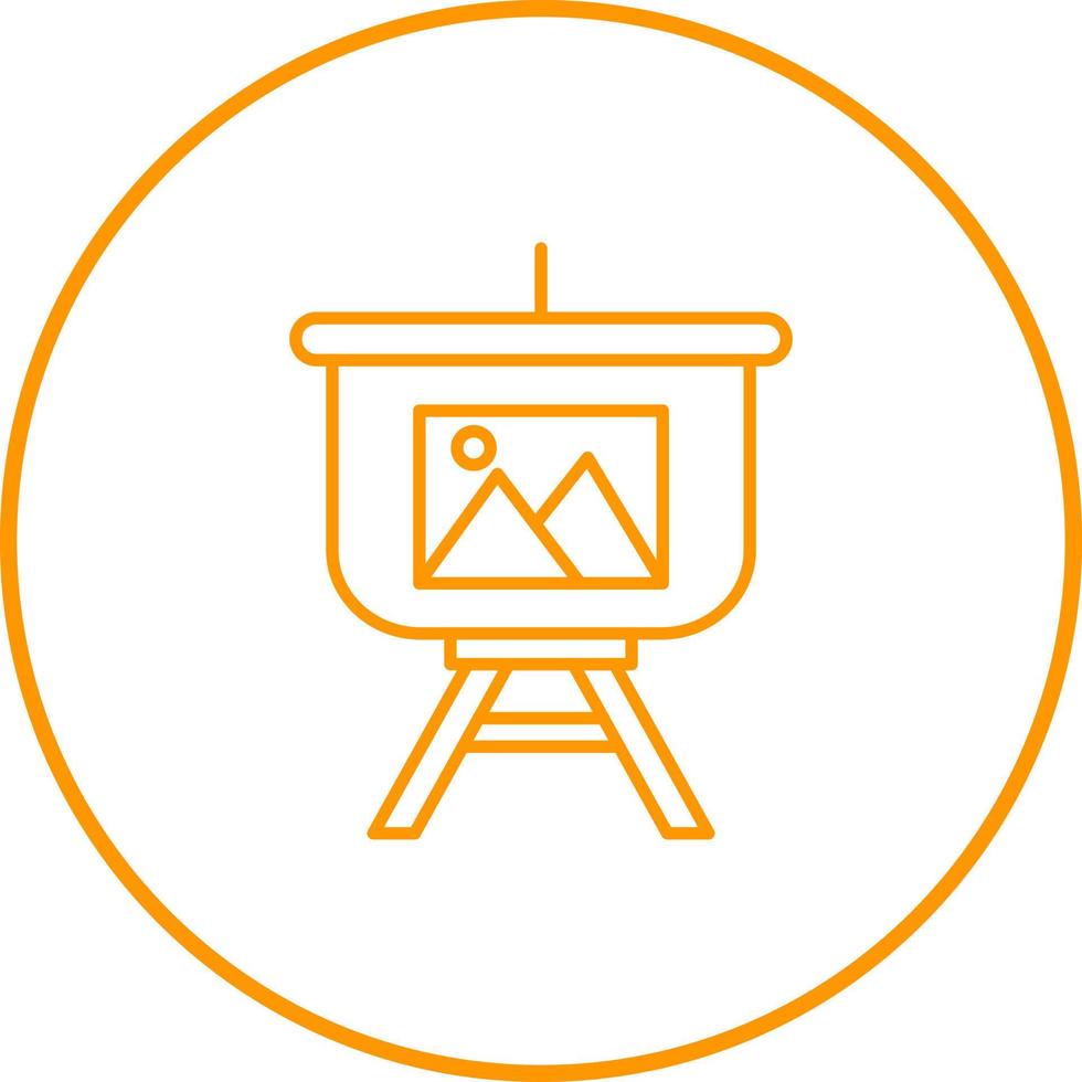 Gallery Presentation Vector Icon