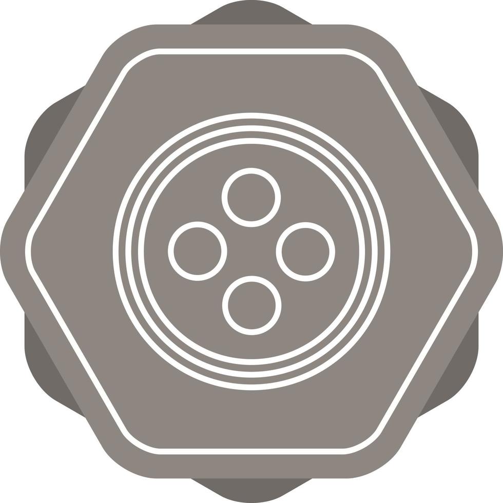 Button Line Icon vector