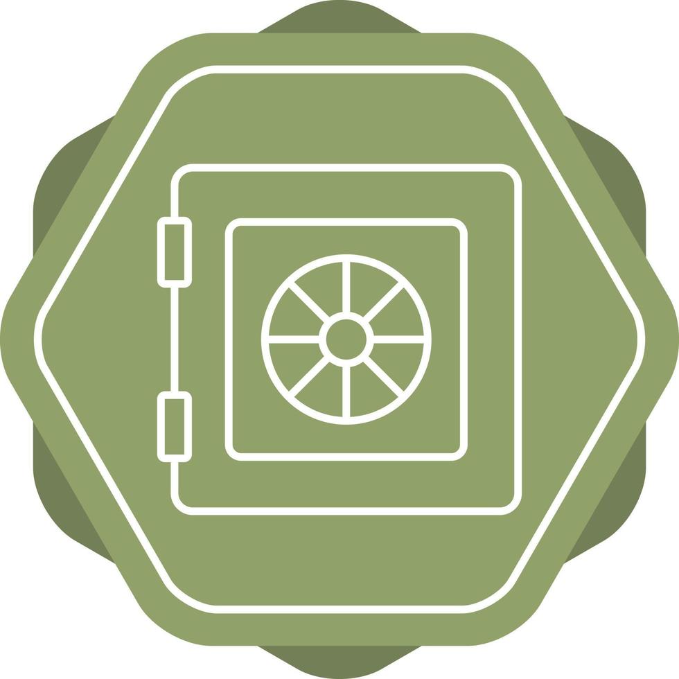 Vault Line Icon vector