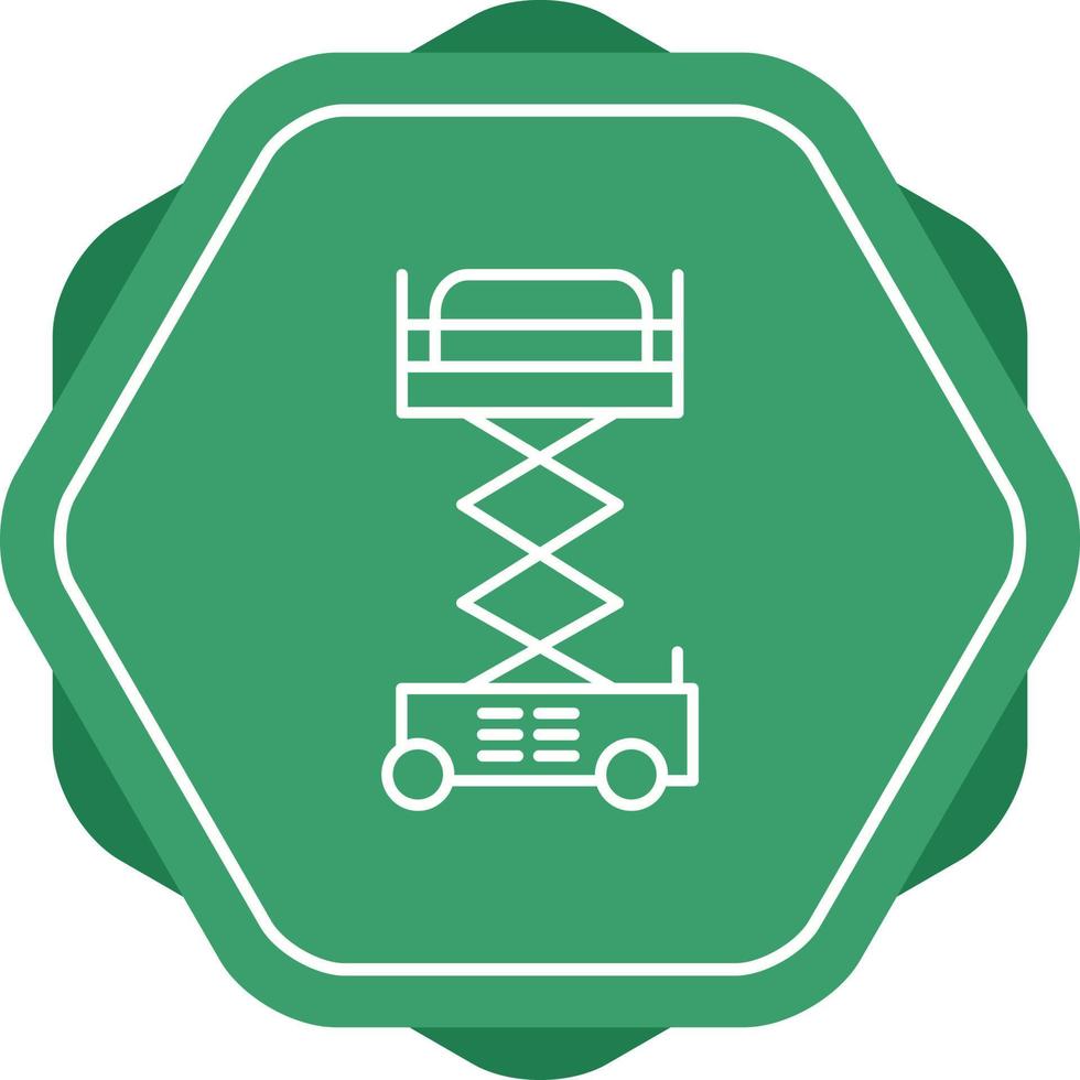 Lifter Crane Line Icon vector