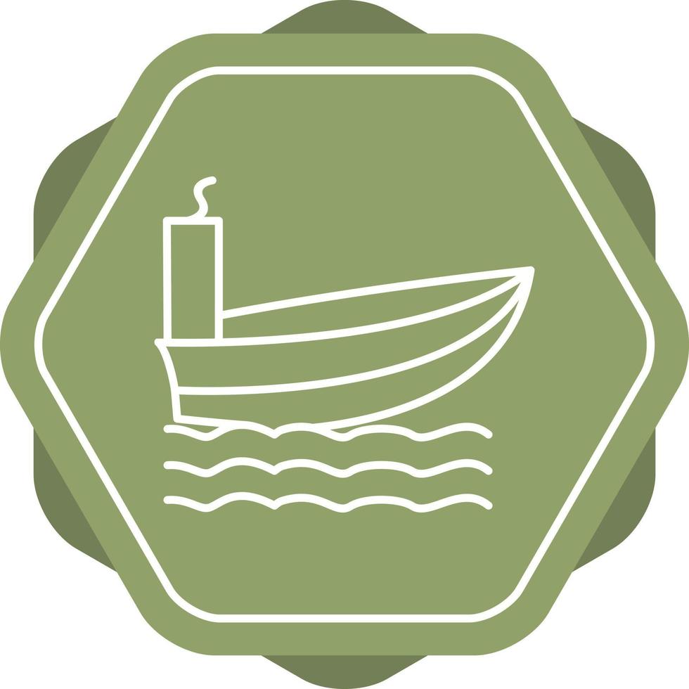 Steamship Line Icon vector