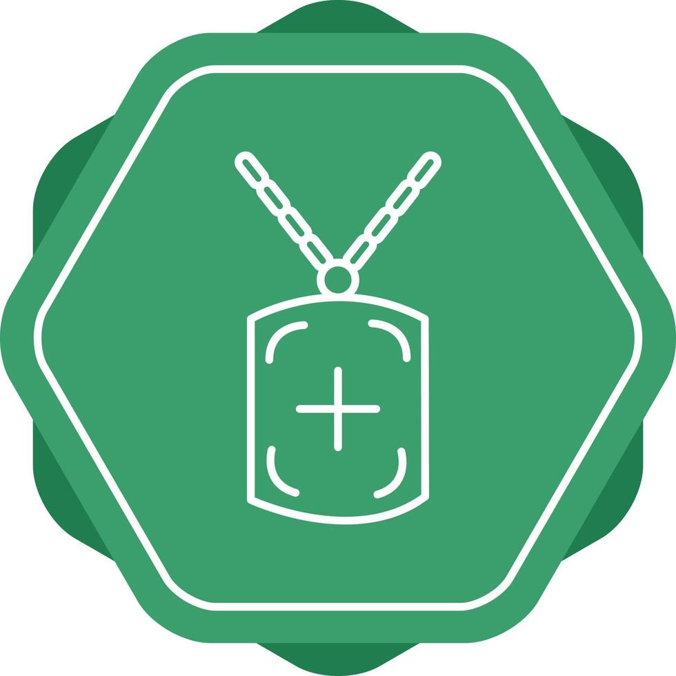 Military Chain Line Icon vector