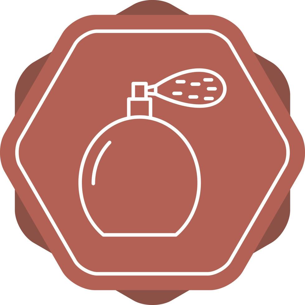 Perfume Bottle Line Icon vector