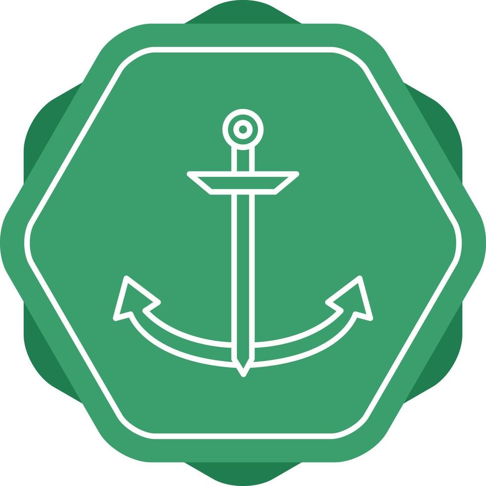Anchor Line Icon vector