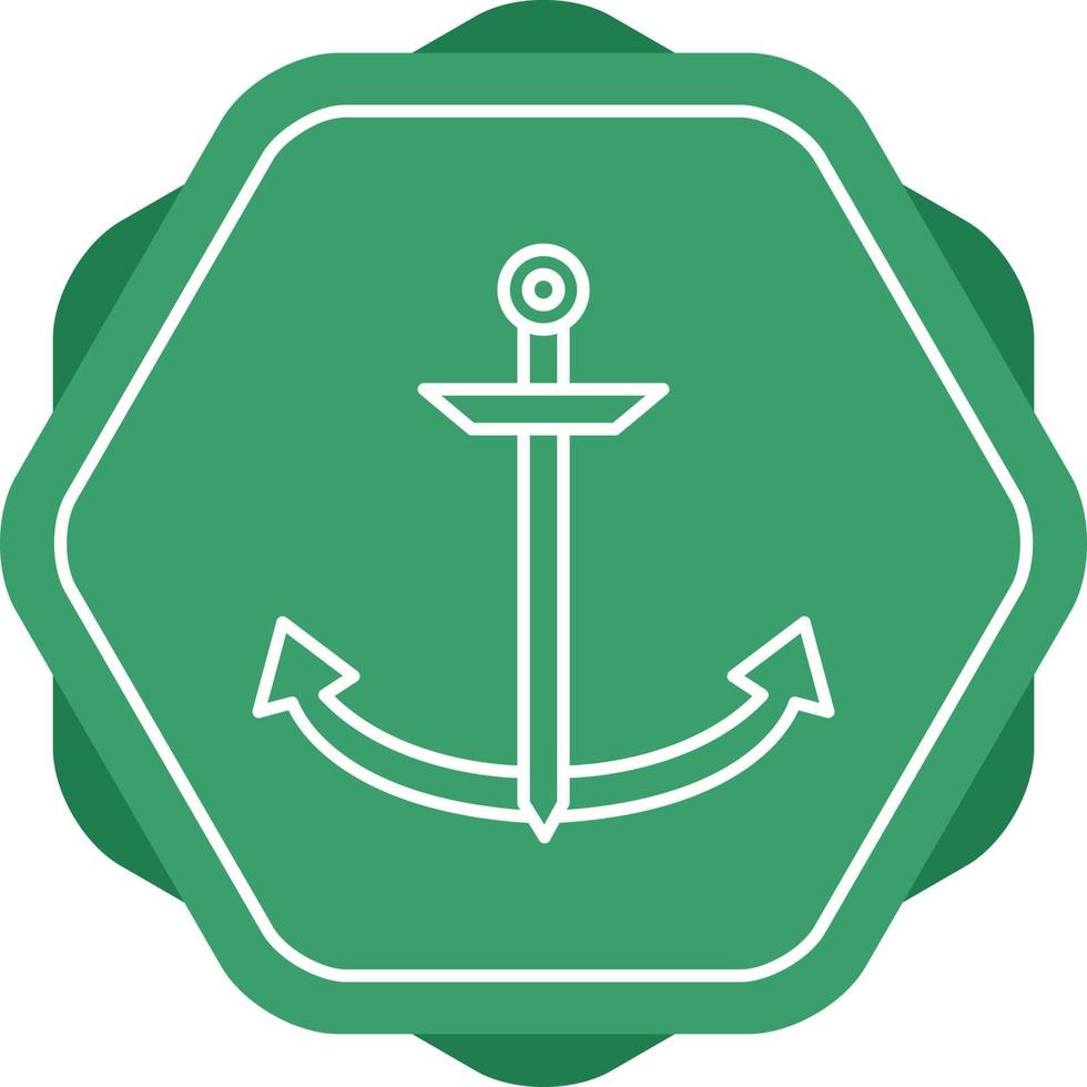 Anchor Line Icon vector