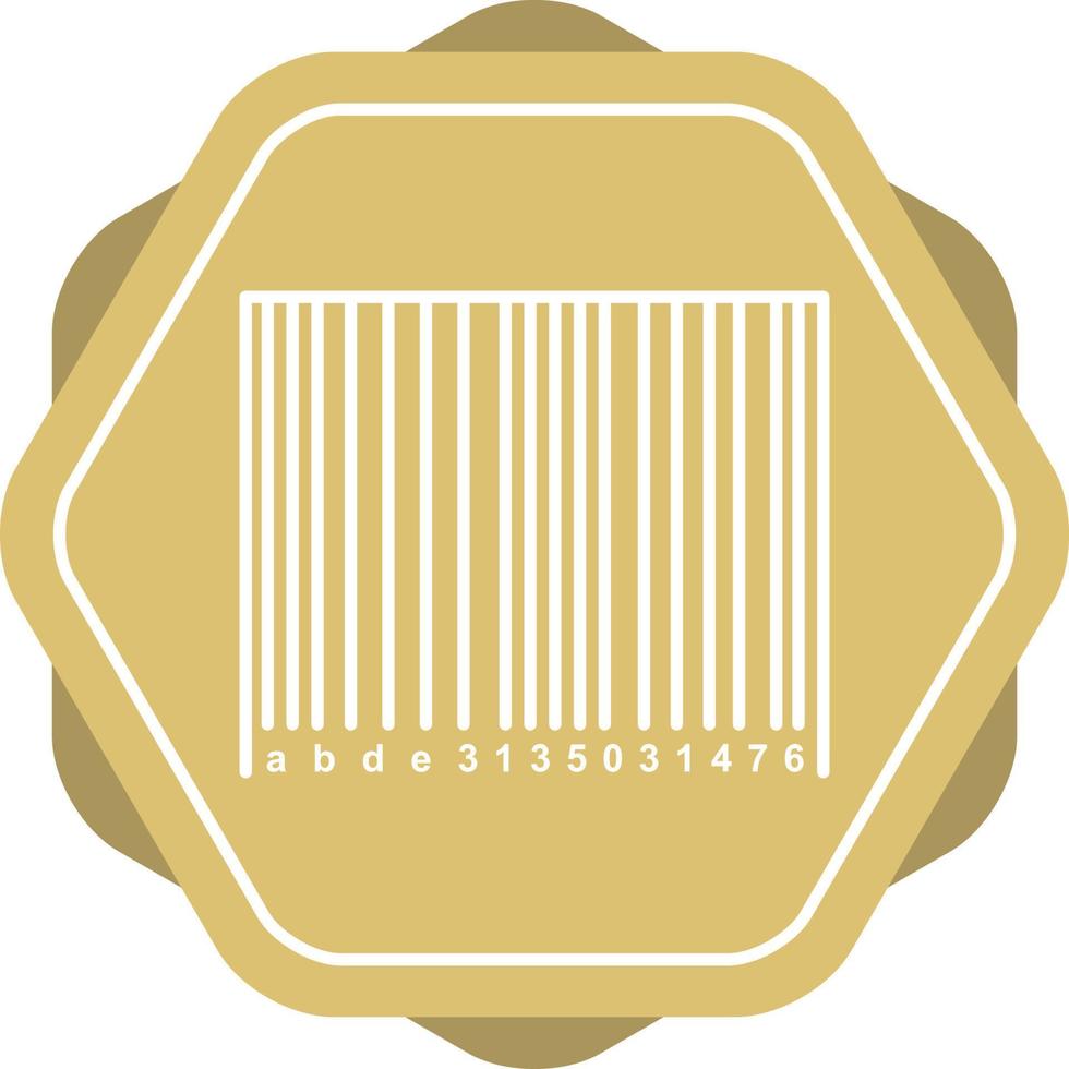 Barcode Line Icon vector