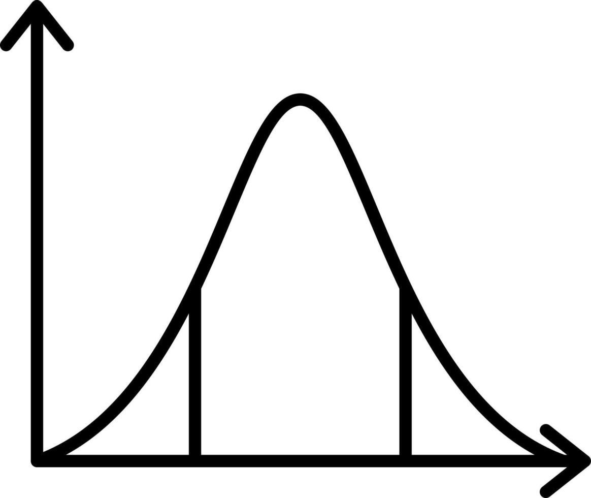 Statistics Line Icon vector