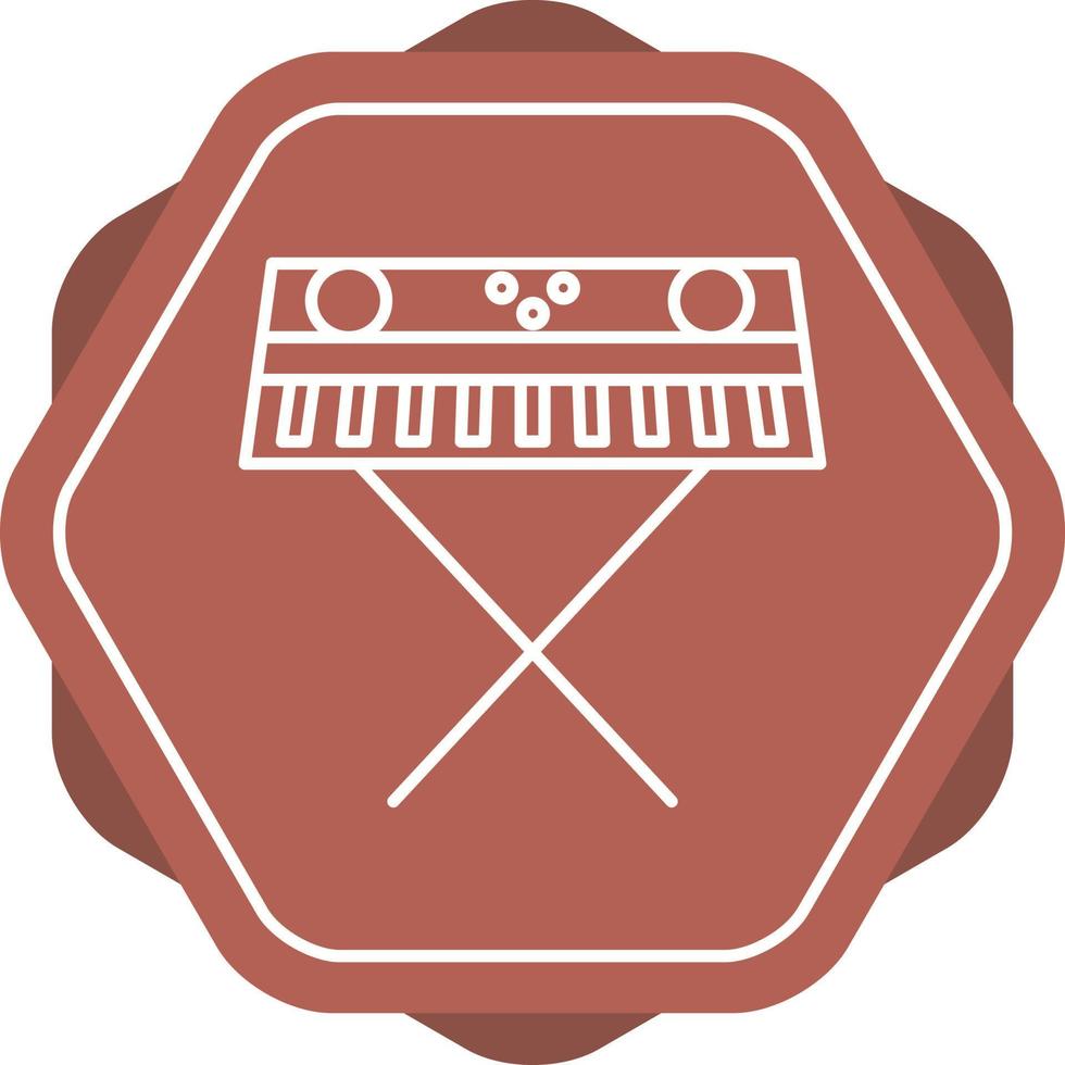 Piano Line Icon vector