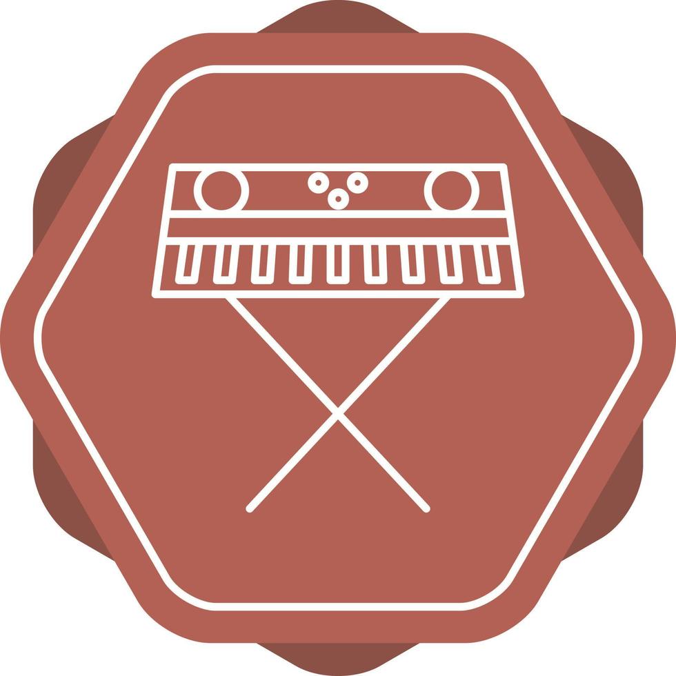 Piano Line Icon vector