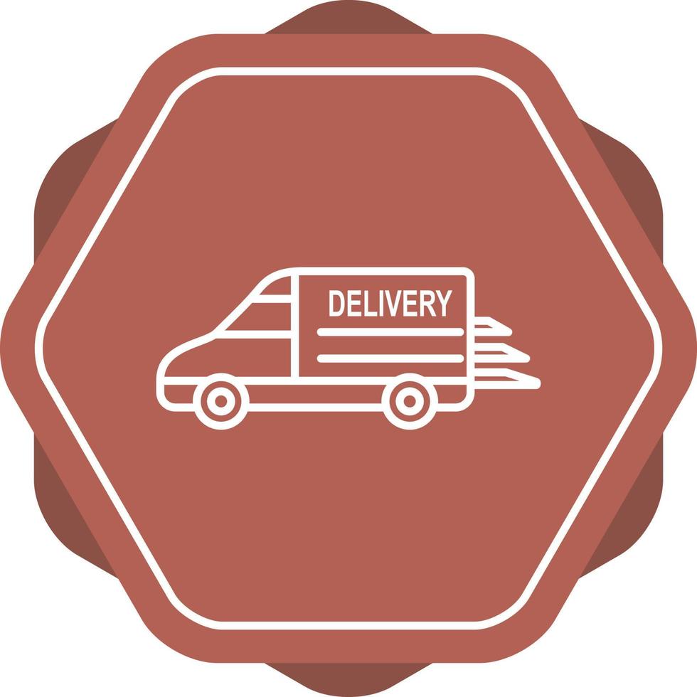 Fast Delivery Line Icon vector