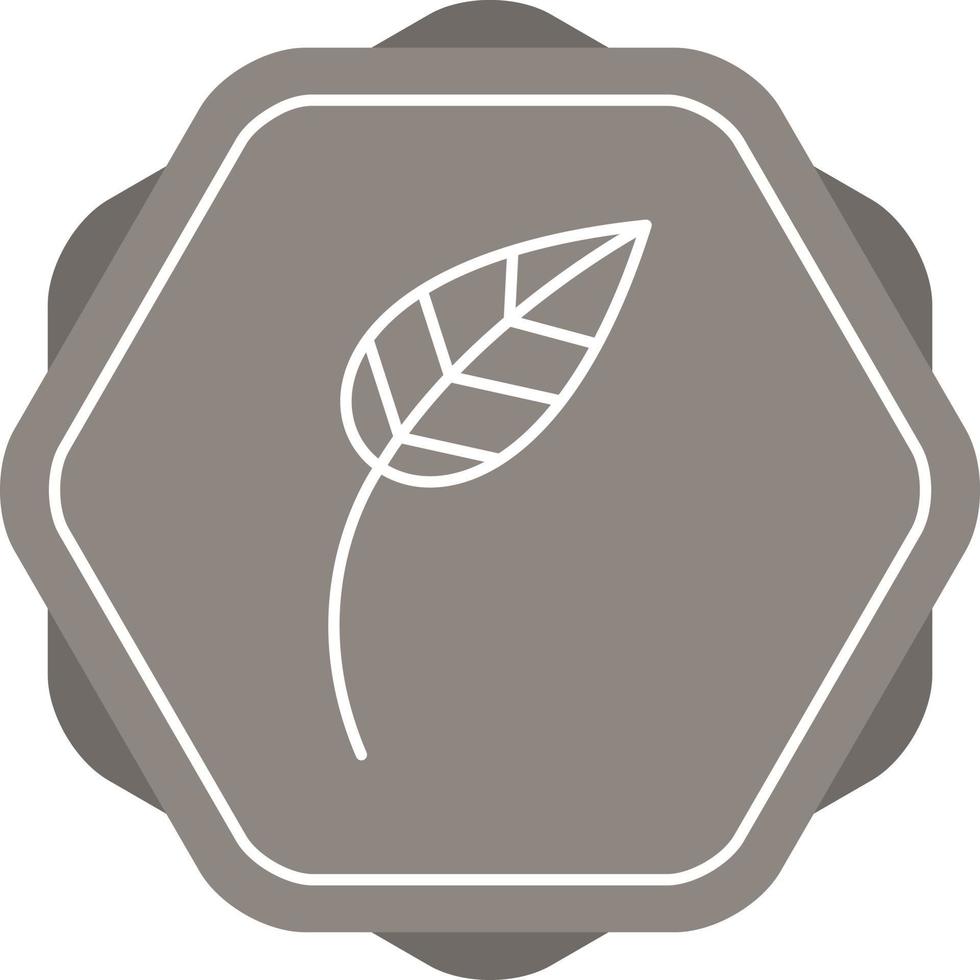 icono de línea de hoja vector