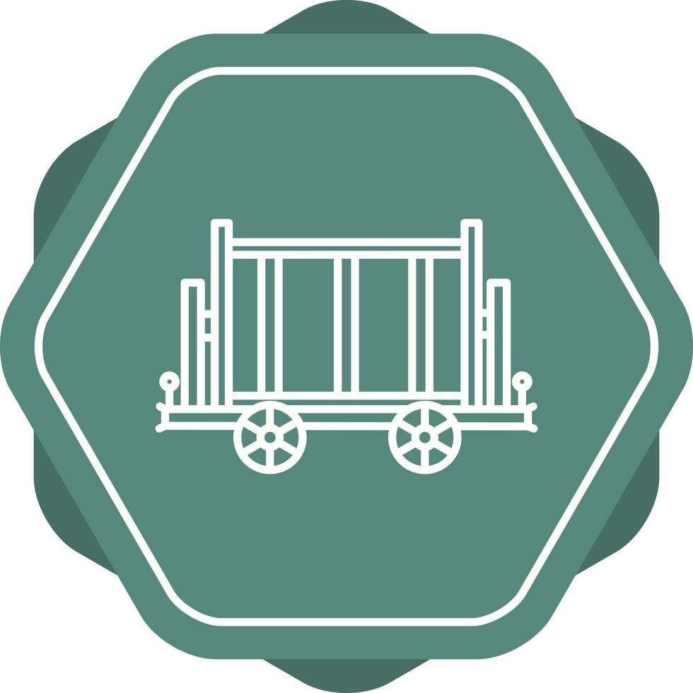 Trolley Line Icon vector