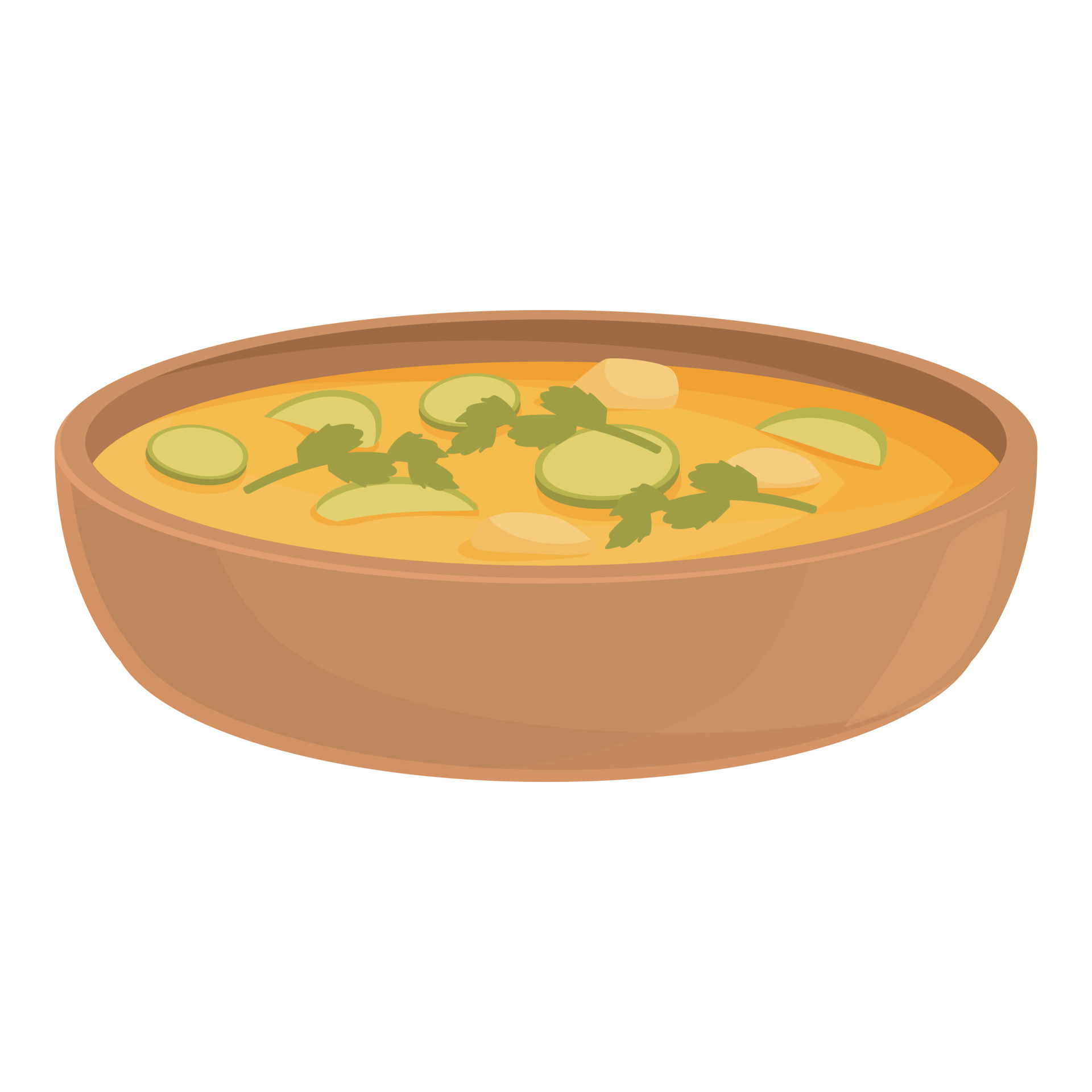 Vegetables soup icon cartoon vector. Chinese food 16227514 Vector Art