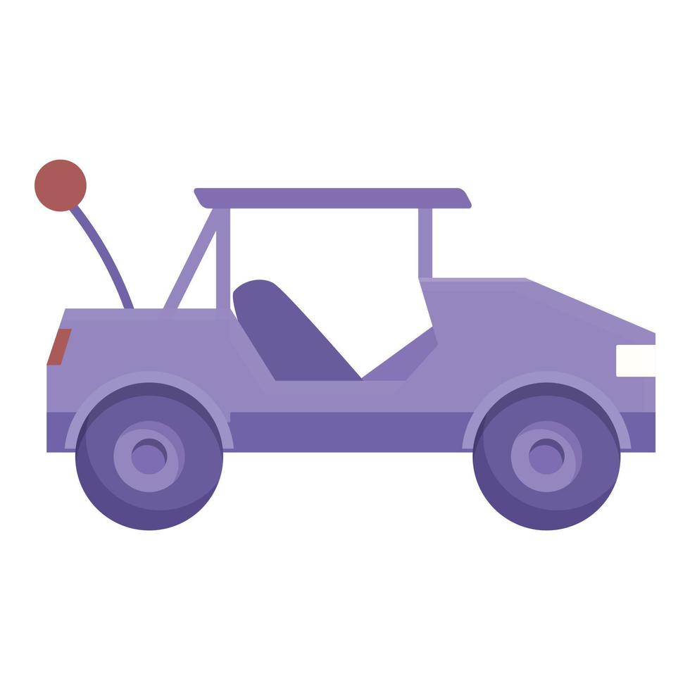 Radio control jeep icon cartoon vector. Remote car vector