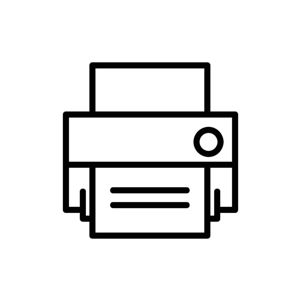 Print Vector Icon